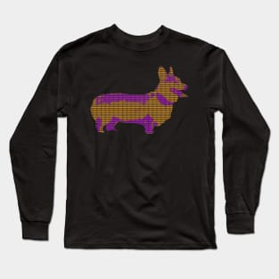 Cute little Corgi - Typography Artwork Long Sleeve T-Shirt